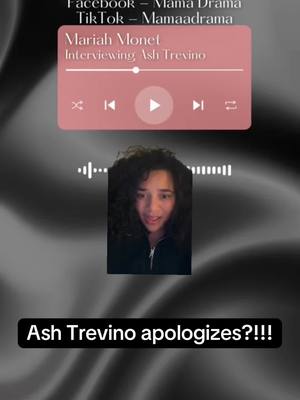 A post by @mamaadrama on TikTok caption: Do you think Ash is genuinely sorry?? 