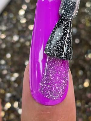 A post by @ilysmnails on TikTok caption: Satisfying Polish Swatch Reflective Cat Eye ✨ ilysmnails . Com 💜 I love Purple! #nails #nailsart #satisfying #beautyhacks #asmr 