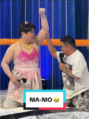A post by @itsshowtimena on TikTok caption: Ogie and MC as #ACBonifacio and #AshleyOrtega 😆 #PBB #PinoyBigBrother #ABSCBN #GMA #Kapamilya #Kapuso #StarMagic #Sparkle 