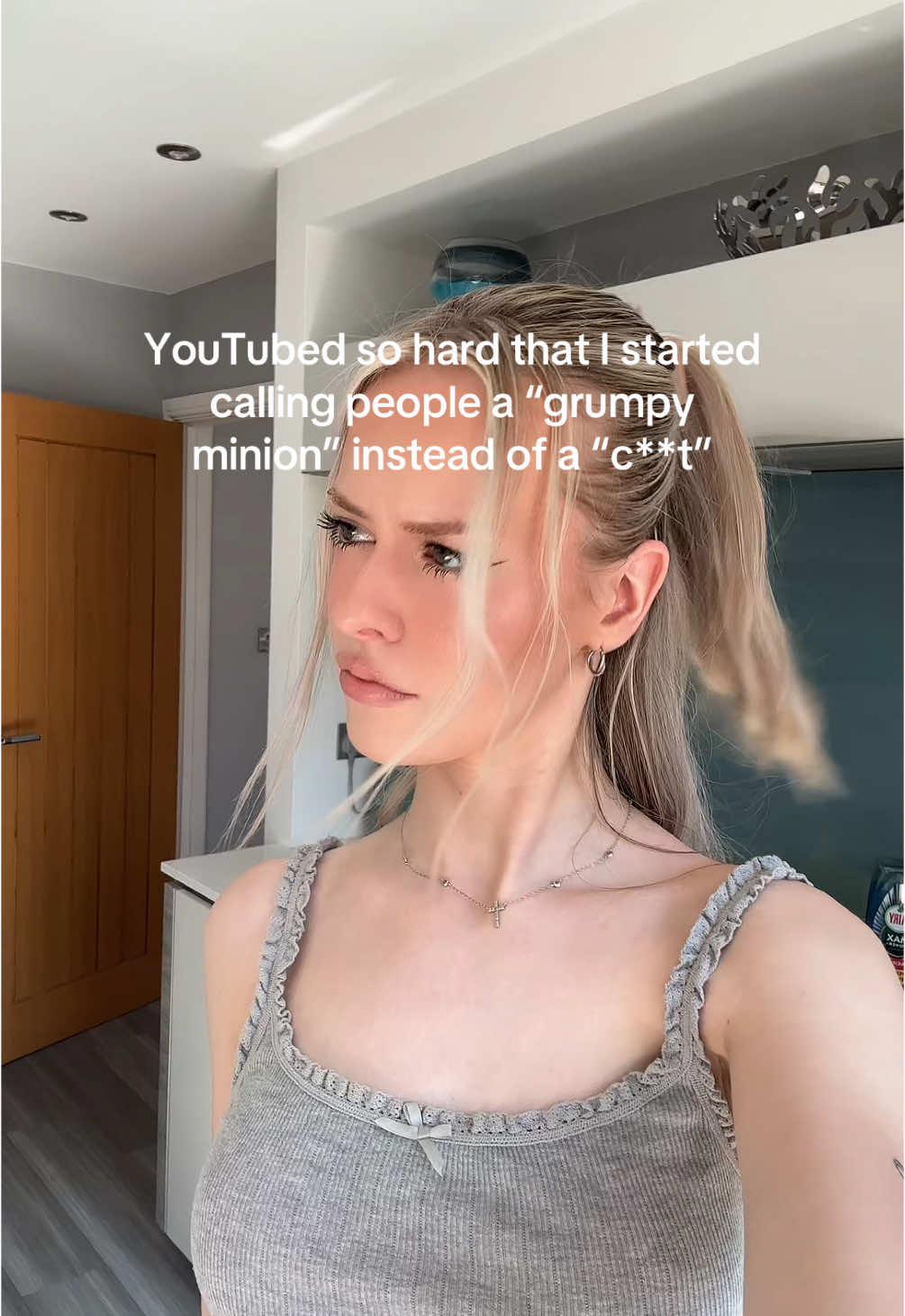 A post by @lozwilliamss on TikTok caption: Its a grumpy minion 👹 @Arthur Frederick are you tired of the angry minion content yet?  #chrismd #arthurtv #italianbach 