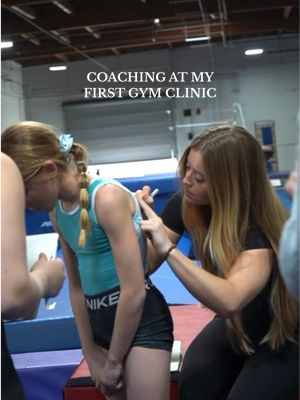 A post by @graciekramer8 on TikTok caption: First clinic in the books🤸🏼 Thank you to everyone who came out, it was an absolute joy coaching you🫶🏼 Hope i get a chance to do another one soon🤭💓 #gymnastics #Vlog #dayinthelife #coaching #training #tutorial #gym #tips 