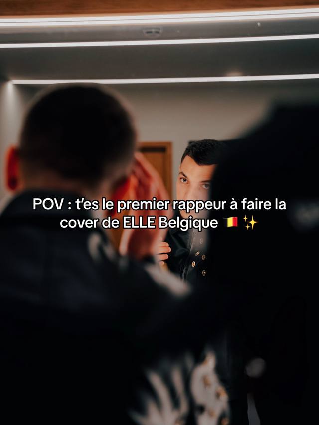 A post by @youssefswatts on TikTok caption: J’ai l’honneur d’être le premier rappeur à faire la cover de ELLE Belgique 🇧🇪✨
