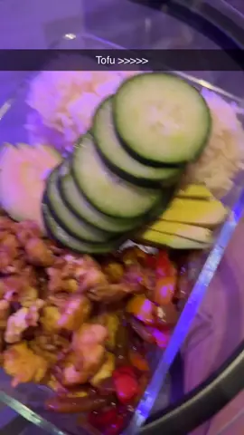 A post by @kingofdmnd on TikTok caption: Safe to say Tofu is good. #tofu #tofuprotein #tofurecipe #tofuandrice #fyp  
