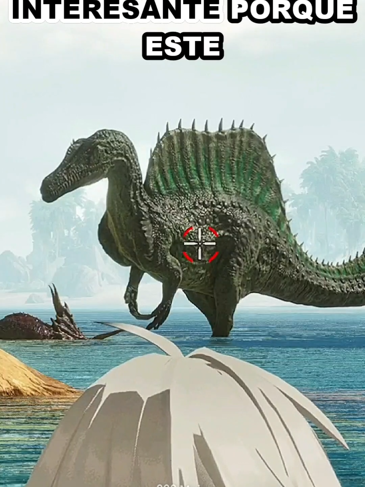 A post by @lavelociblue on TikTok caption: Por qué TAMEAR PADDLETAIL SPINO en Ark Survival Ascended? #gamingentiktok🎮 #arkascended #lavelociblue