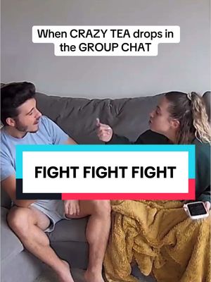 A post by @thebrandonrobert on TikTok caption: Wait for the second message  😭 #drama #groupchat #homecamera #friends #tea 