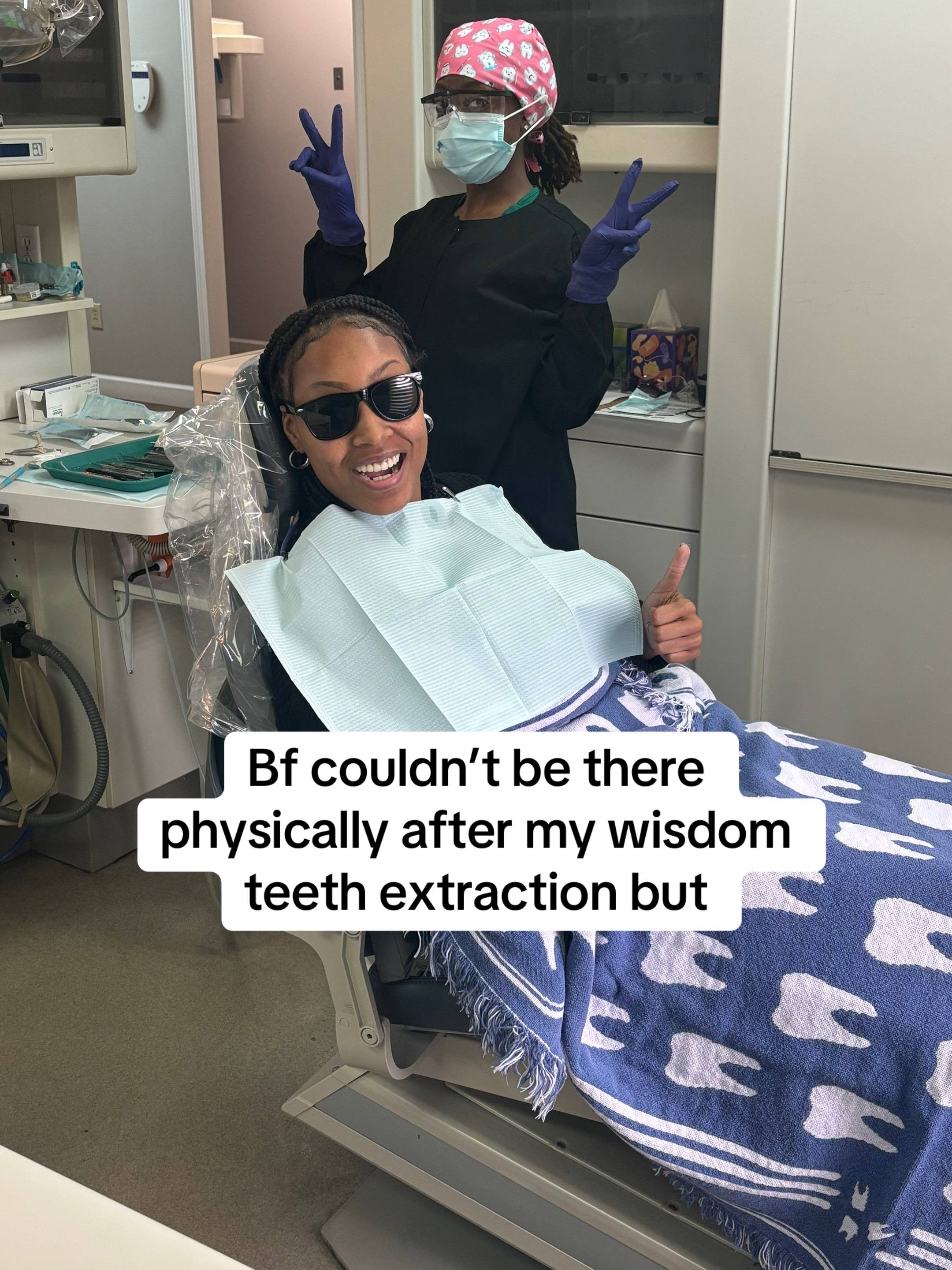 A post by @pixiethebrat731 on TikTok caption: The sweetest 🫂 #wisdomteeth 