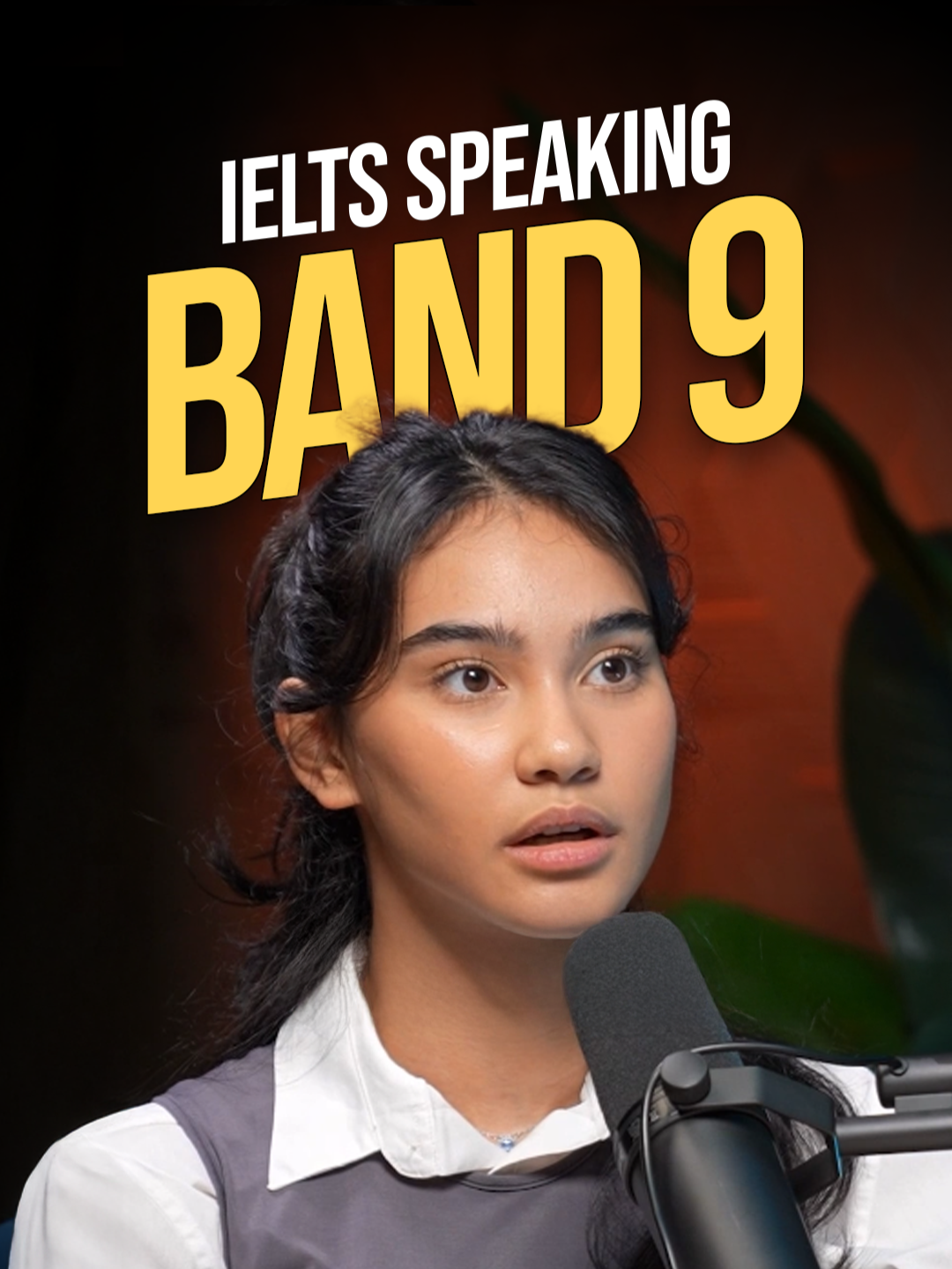 A post by @ieltsadv on TikTok caption: Want to know what a Band 9 IELTS Speaking answer sounds like? Watch this student’s perfect response!