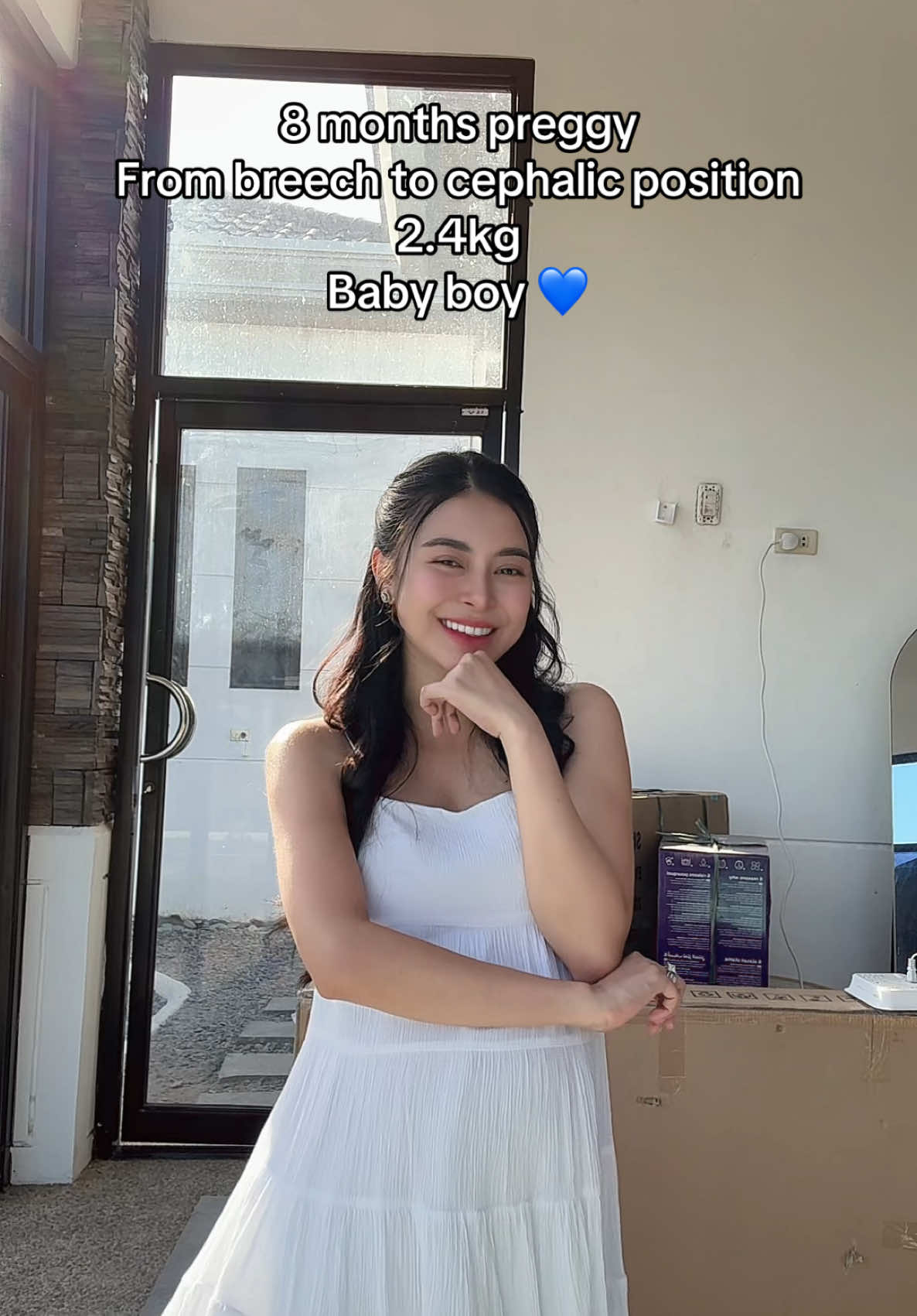 A post by @realkathmelendez on TikTok caption: Hello sa mga nasa 3rd trimester na. Laging naiihi, masakit yung likod at balakang, palaging gutom.. walang kabusugan. 