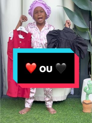 A post by @mati_fa on TikTok caption: ❤️ou 🖤 ? Laquelle préfère tu ?  INSTA : Matifa_fashion #matifamily #matifa #babymatifa #babyluke #fashion #fashionkids 