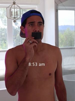 A post by @zachking on TikTok caption: Day 191 of my morning routine. #morningroutine #DayInMyLife 