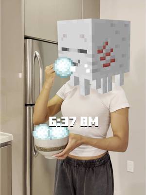 A post by @minecraft on TikTok caption: Rise and Grind! 💎 Test the happy ghast, ghastling, dried ghast, and ghast harness in Bedrock Edition preview and beta! Coming soon to Java snapshot. #Minecraft 