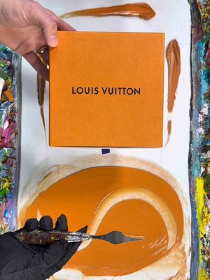 A post by @fritzdoesart on TikTok caption: Louis Vuitton - Color Match (attempts) 