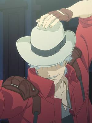 A post by @netflixbrasil on TikTok caption: DANÇA, DANTE! DANÇA! Devil May Cry, minha nova animação baseada no jogo de mesmo nome, já está disponível no meu site 🕺🤝. #DevilMayCry #netflix #NetflixBrasil #Animação #Dante #Virgil #TikTokMeFezAssistir