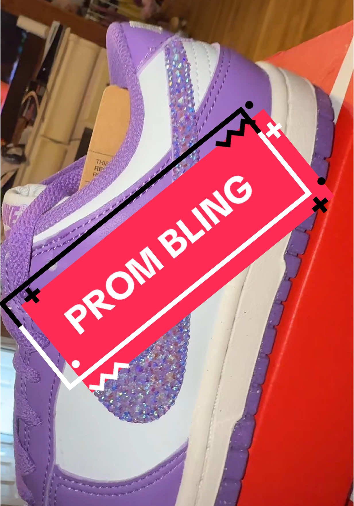 A post by @mamamolinadesigns on TikTok caption: #prom2025 #promshoes #prom #bling 