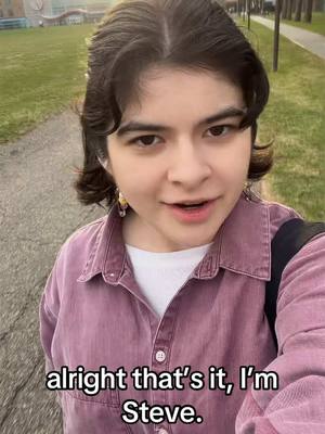 A post by @gabriella.pizzolo_ on TikTok caption: I’m Steve!!! #fyp 