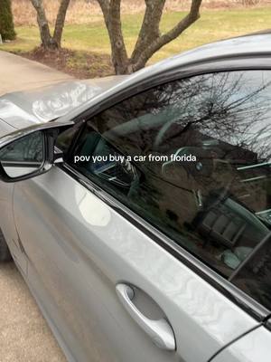 A post by @marissamcnamaraa on TikTok caption: we live in michigan 😭😂 #michigan #florida #bmw #iguana #fyp #cartok 