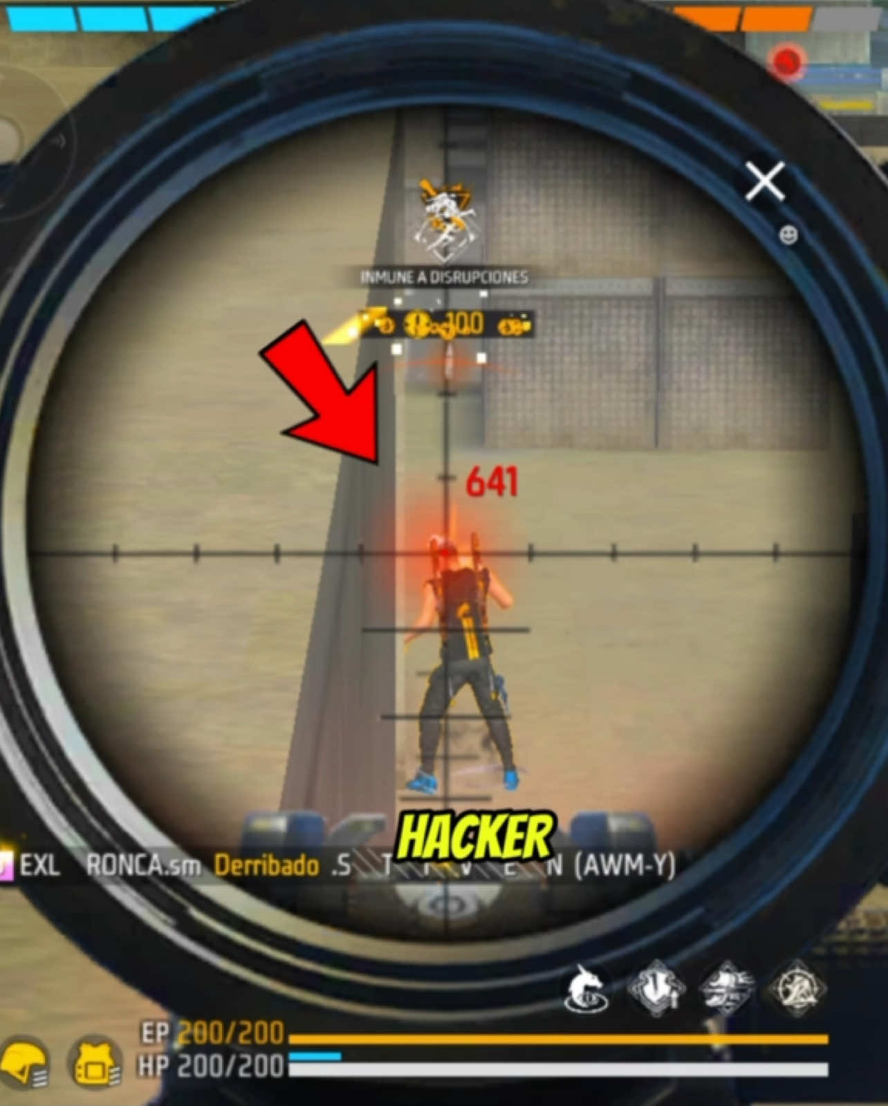 A post by @brayancrazzy on TikTok caption: Parte2. Luaker con Autoapuntado quería Quitarme Muchas Rachas🤡y así le Remonté con Woodpecher y Jugada épica☠️ #hacker #freefire #brayancrazzy #tiktoker #insanos 