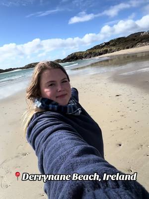 A post by @nataliemreyes on TikTok caption: The most beautiful beach ever #derrynanebeach #derrynane #ireland #fyp @Matthew Reyes 