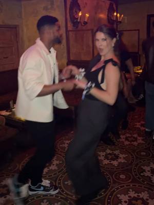 A post by @amandacerny on TikTok caption: whenever there’s an opportunity… SALSA! @KingBach #salsa #ladescarga 