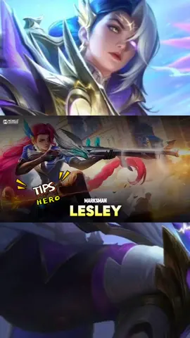 A post by @mobilelegends_id on TikTok caption: User Lesley gimana kabarnya nih? 😗 #mlbb #mobilelegends #mobilelegends_id #serubarengmlbb #samasamamain #lesleymlbb #tipsmlbb 