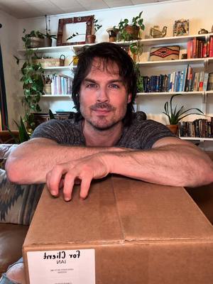 A post by @iansomerhalder on TikTok caption: My merch collection with @@Blank clo is now available to shop for a limited time!! I had so much fun creating this, and can’t wait to match with you all. Link to shop in bio or go to iansomerhalder.shop 📸: Ben Biondo  