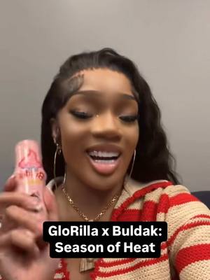 A post by @glorilla03 on TikTok caption: Check out my playlist with @Buldak for @coachella #RideTheBuldakHigh 