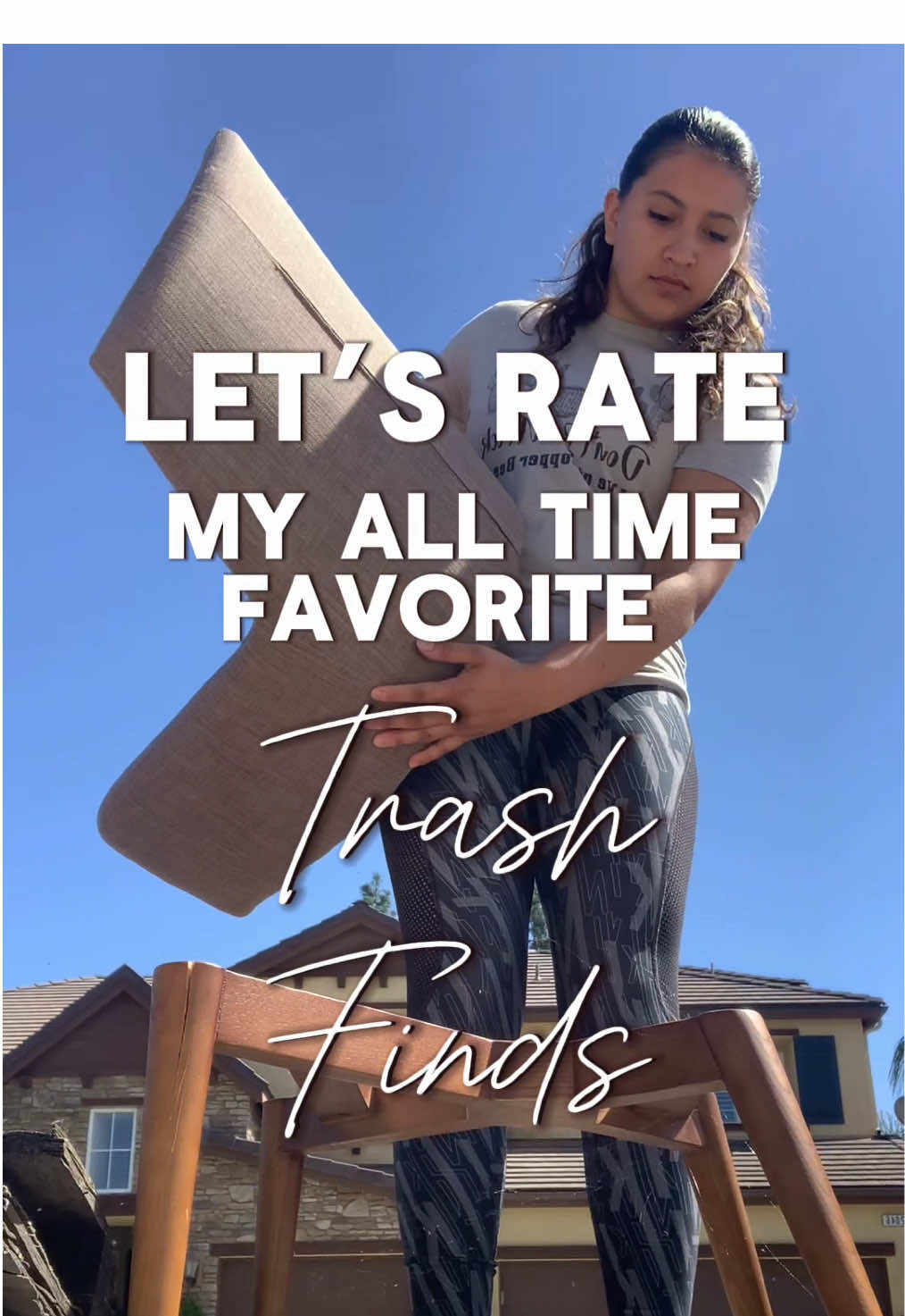 A post by @thatssoovintage on TikTok caption: The best part? They were all FREE! #furniture #trash #dumpster #ratingthings #diy #transformation 