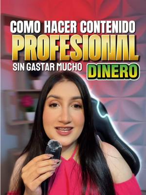 A post by @evequinte96 on TikTok caption: Crea CONTENIDO como todo un PROFESIONAL sin gastar mucho Dinero🤑✨#creadoresdecontenido #tip #truco #contenido #profesional #calidad 