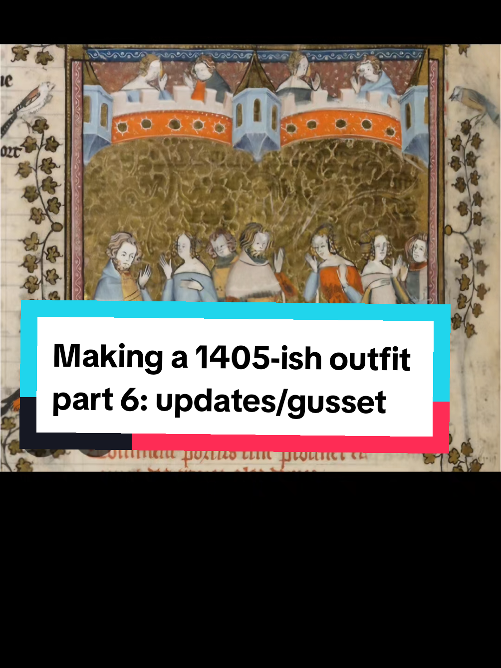 A post by @magpie6493 on TikTok caption: Explained what could given the amount of time I had in this video hope everyone finds it interesting. #reenactment #wip #medieval #medievaltiktok #historicalreenactment #history 