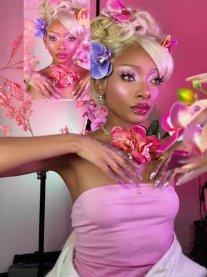 A post by @nyane on TikTok caption: BTS: Dior Spring look 🌸🌺🌷 This day was a bit less stressful but still a tiring day so I divided it into 2 days #behindthescenes #diorbeauty #foryoupage 