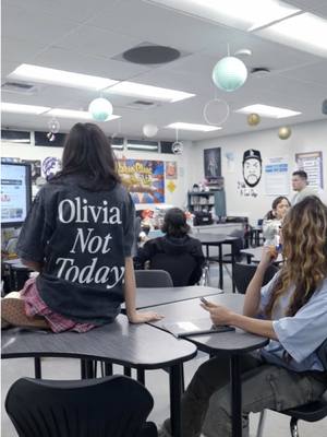 A post by @jesusnalgas on TikTok caption: OLIVIAAAAA ABSOLUTELY NOT!!! Merch Available Now Besties Link In Bio 🥹✨❤️ #fyp #olivia #school #teacher .