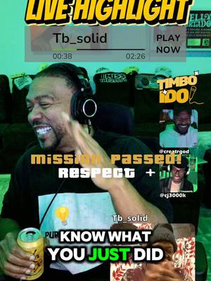 A post by @timbaland on TikTok caption: Ain’t no way! 🤣 This aquaman track had us rolling! Tap in for tonight’s live stream! 🎤  #aquaman #livestream 