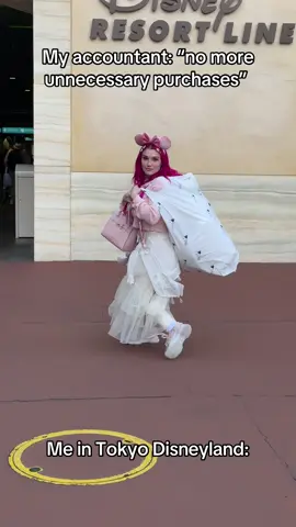 A post by @lily.lou.1o3 on TikTok caption: Can you guess what I bought? 🤭 #foryou #TokyoDisneyland #TokyoDisneySea
