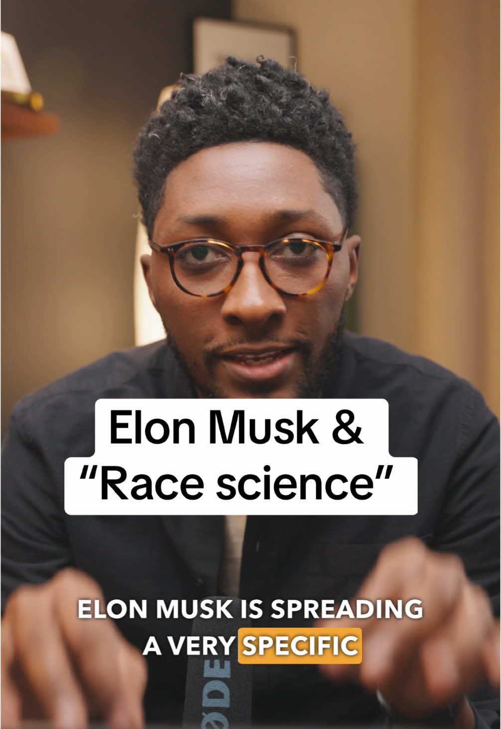 A post by @garrisonhayes on TikTok caption: I noticed that Elon Musk was amplifying an account promoting “race science” to his millions of followers on X. Adherents to this backward ideology believe that “race” is a biological fact, and not a social construct. As such, they insist that Black people are biologically more violent and biologically less intelligent than white people. Fast forward to today and these ideas have found their way into one of Trump’s latest executive orders.  So last year I decided to talk to some of the guys combating these narratives online. 