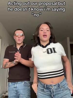 A post by @vitoandniyah on TikTok caption: He got embarrassed 😂