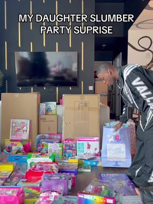 A post by @beejay_tv on TikTok caption: Lylah’s Slumber Party💜🖤 #fyp #explore #viral #beejaytv #happybirthday 