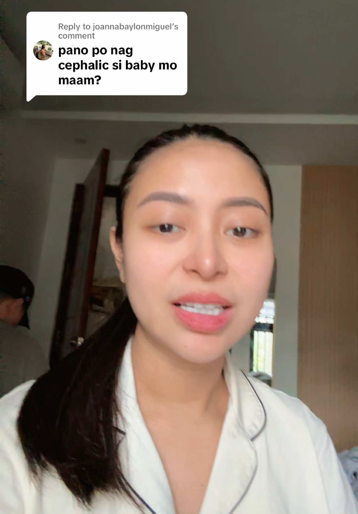 A post by @realkathmelendez on TikTok caption: Replying to @joannabaylonmiguel  from breech to cephalic position 