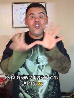 A post by @jesusnalgas on TikTok caption: Ayy Yoo Get Ready With For A Y2K Party 😎✨🔥. #fyp #grwm #y2k .