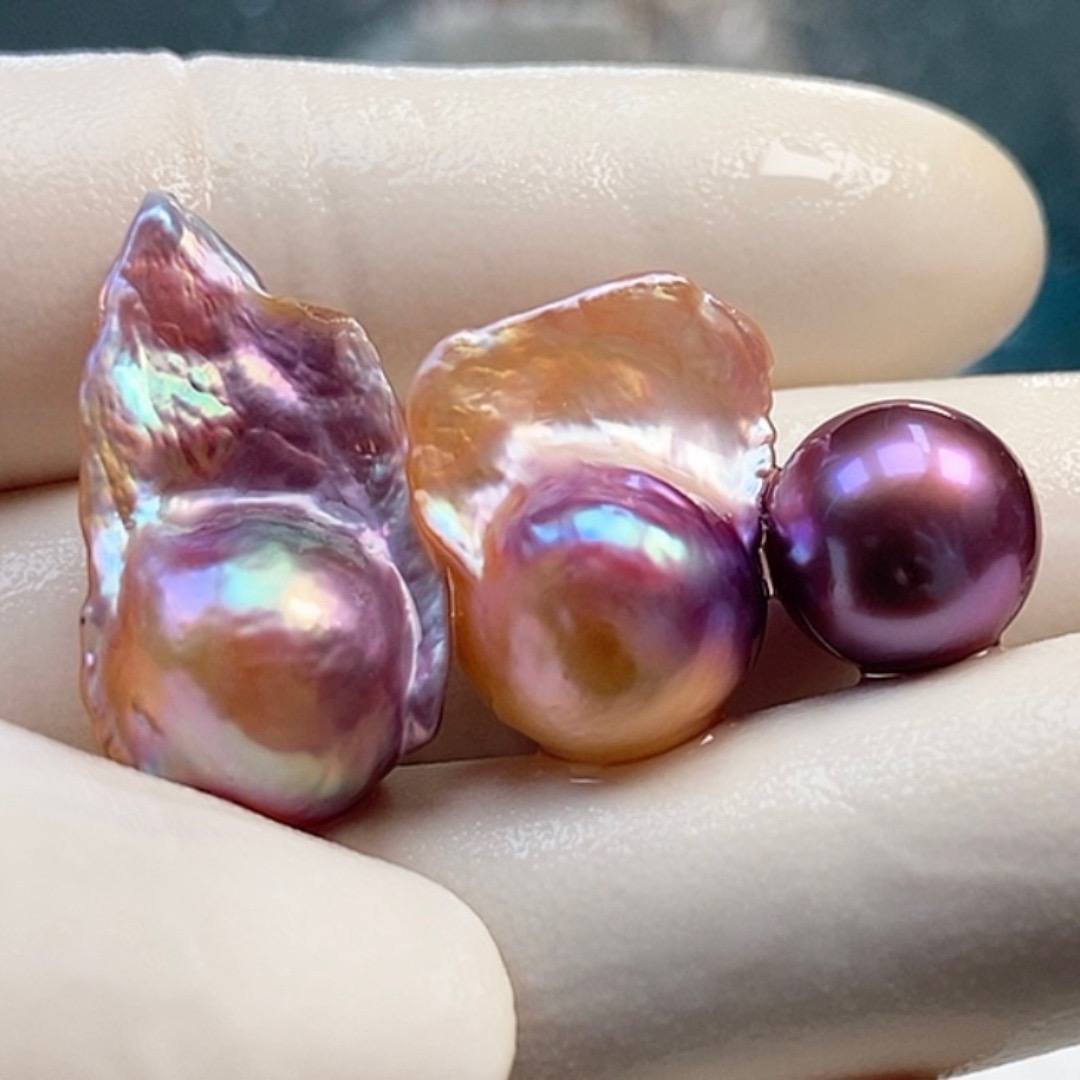 A post by @pearlism_andrew on TikTok caption: #pearlism #jewelry #fpy #usa #freshwaterpearl #pearljewelry #foryoupage #foryoupage❤️❤️ #pearl 