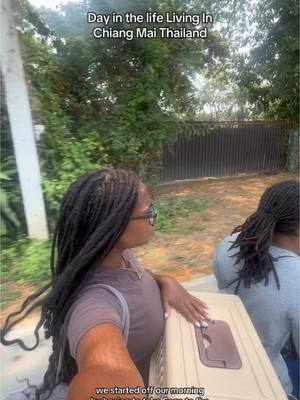 A post by @jaiandmira on TikTok caption: Daily vlog🎥💕Sage Vet Appointment| Fresh Fruit| Seafood Boil! #thailand #livinginthailand #chiangmai #fypシ 