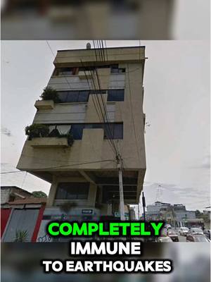 A post by @unique.planet on TikTok caption: This Building Is Immune To Earthquakes 🏡🧱 #earthquake #building #architecture 