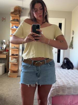 A post by @rileypectol on TikTok caption: Lunch with my girls and a wrinkly shirt 🤷‍♀️