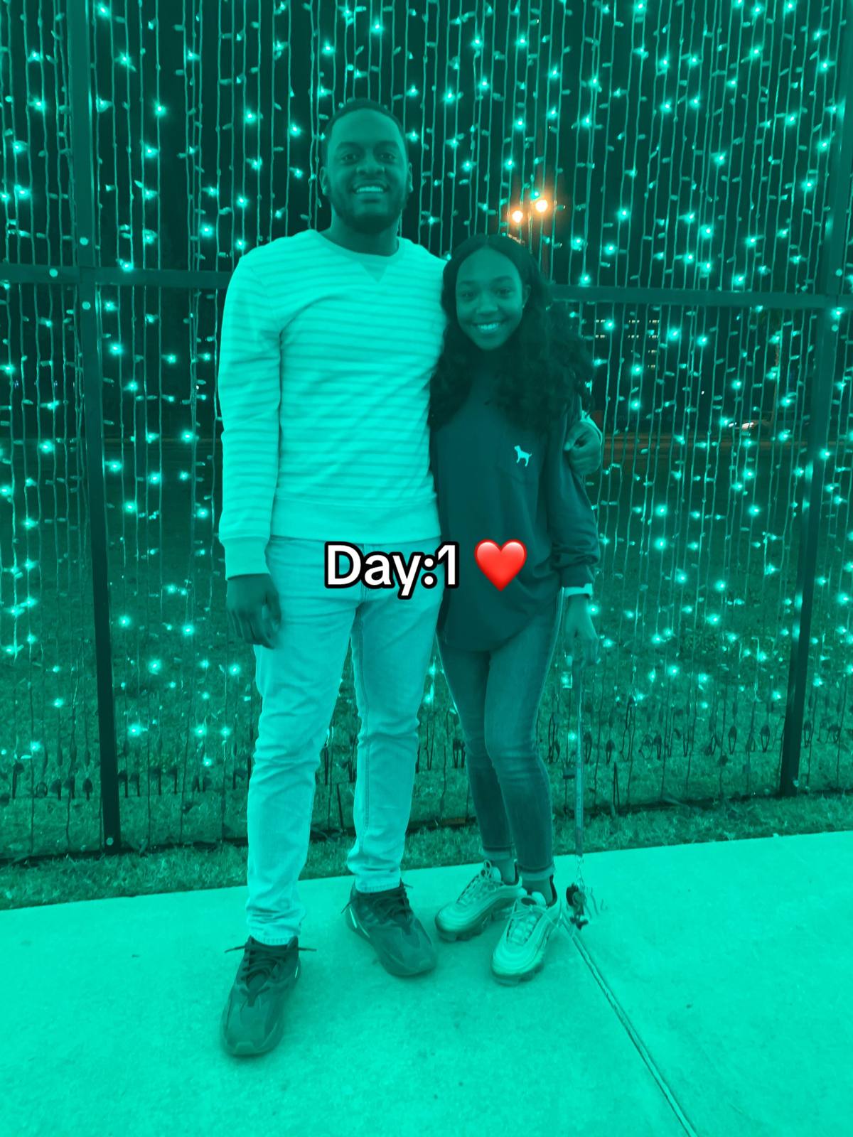 A post by @shdayandmal on TikTok caption: It’s crazy how time flies… been together for so long, and the love never changed. Still feels like day one ‼️ #couple #shdayandmal #fyp #trending 