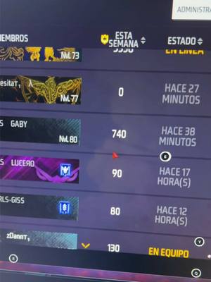 A post by @corvii_ff on TikTok caption: ¡BUSCO GENTE INSANA PARA MI CLAN! 🦁🔥 #GamerEnTiktok #fyp #parati #corvii 