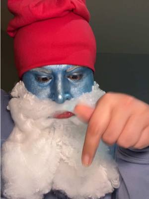A post by @notandierhoe on TikTok caption: Papa Smurf Core. #papasmurf 