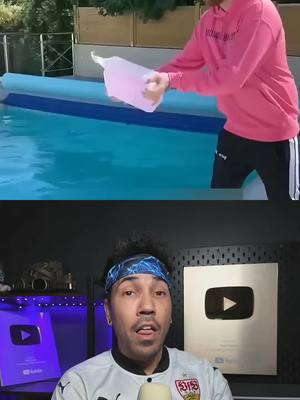 A post by @hudsouza on TikTok caption: His Brother got caugh! #poolparty 