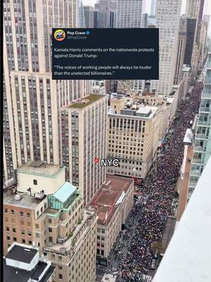 A post by @clipsofkamala on TikTok caption: insane!!🔥 #protests #handsoff 