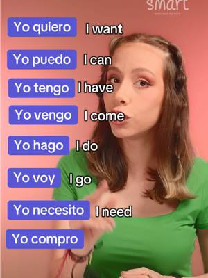A post by @smart_academia on TikTok caption: “Yo quiero” en inglés 🥳🙈 #PiensaSmart #aprendecontiktok #educacion #inglesparatodos #englishvocabulary #aprende #english #aprendeentiktok #inglesonline #