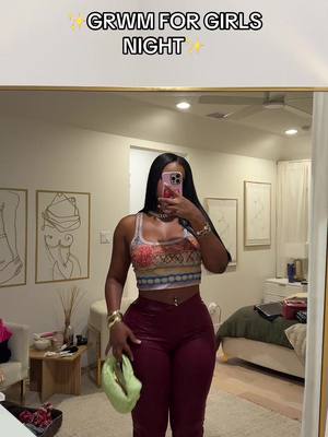 A post by @reallniquee on TikTok caption: #GRWM #GIRLSNIGHT 💕💕