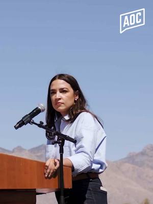 A post by @aoc on TikTok caption: Que los corruptos se vayan. #aoc 